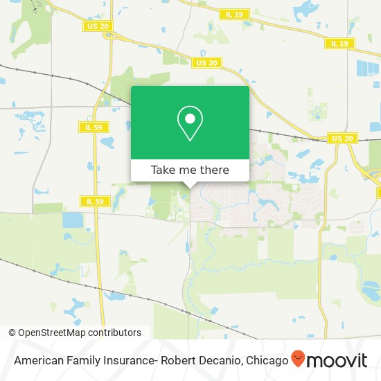 Mapa de American Family Insurance- Robert Decanio