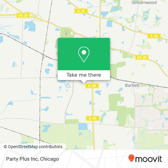 Mapa de Party Plus Inc