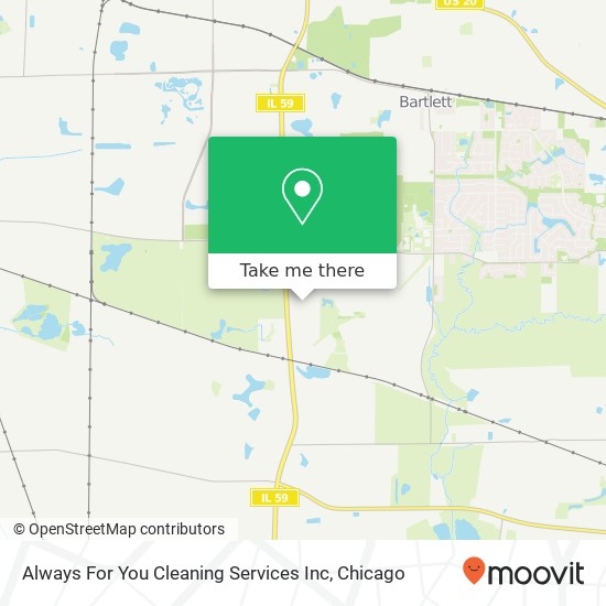 Mapa de Always For You Cleaning Services Inc