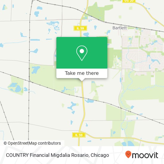 COUNTRY Financial Migdalia Rosario map