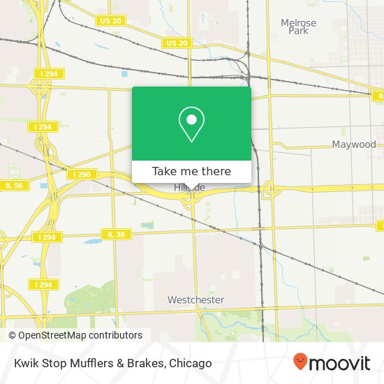 Mapa de Kwik Stop Mufflers & Brakes
