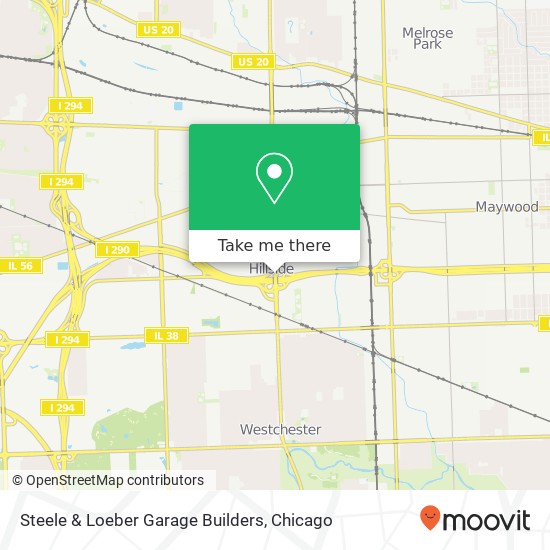 Mapa de Steele & Loeber Garage Builders
