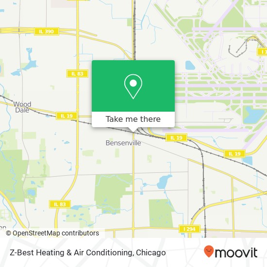Z-Best Heating & Air Conditioning map