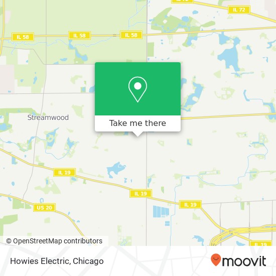 Howies Electric map