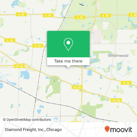 Diamond Freight, Inc. map