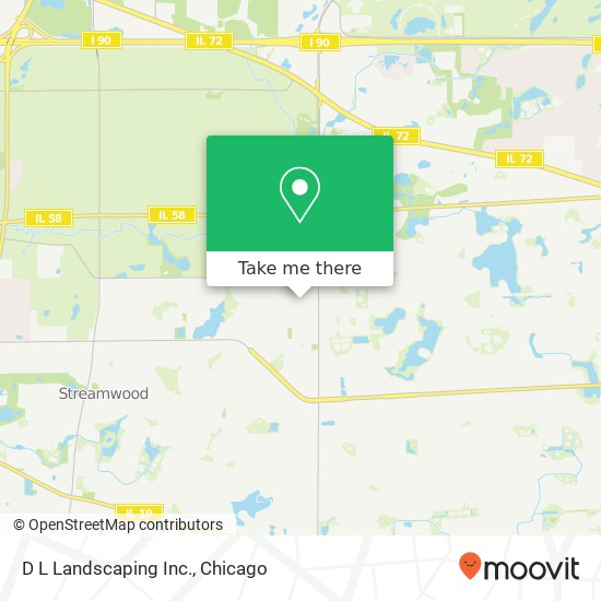 D L Landscaping Inc. map
