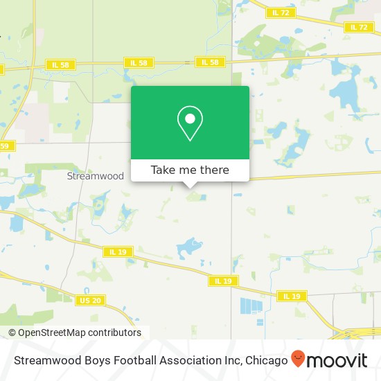 Streamwood Boys Football Association Inc map