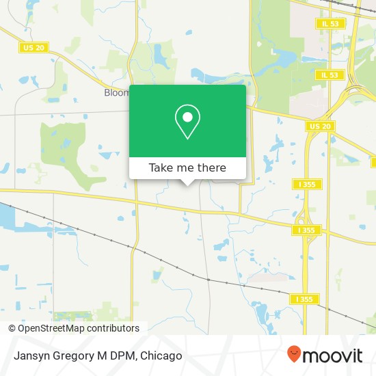 Jansyn Gregory M DPM map