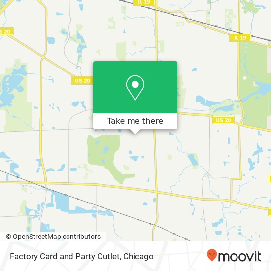 Factory Card and Party Outlet map