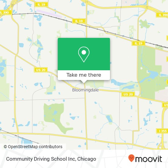 Community Driving School Inc map