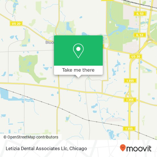 Mapa de Letizia Dental Associates Llc