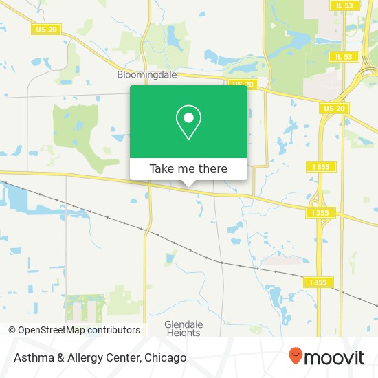 Asthma & Allergy Center map