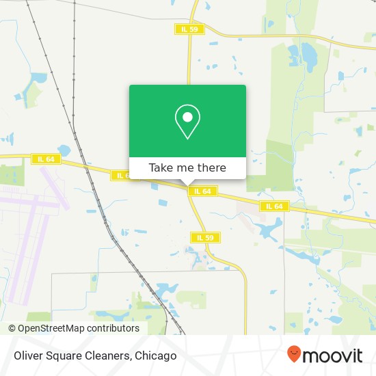 Oliver Square Cleaners map