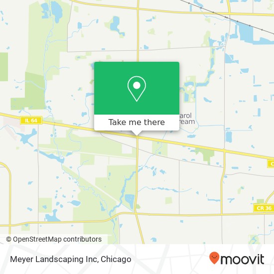 Meyer Landscaping Inc map