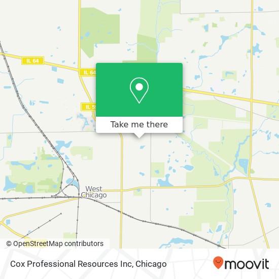 Mapa de Cox Professional Resources Inc