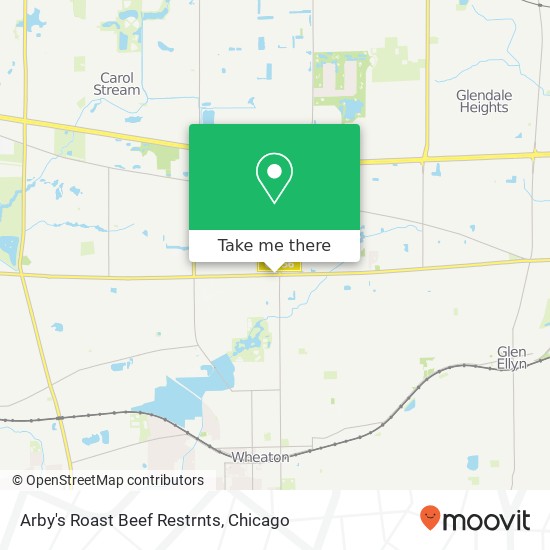 Arby's Roast Beef Restrnts map