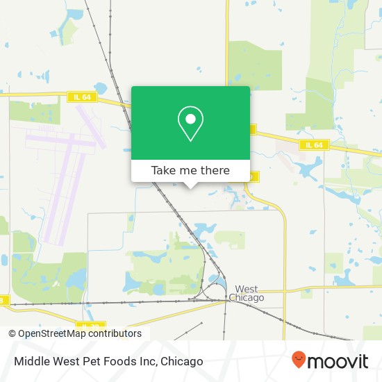 Middle West Pet Foods Inc map