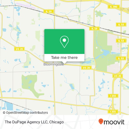 Mapa de The DuPage Agency LLC