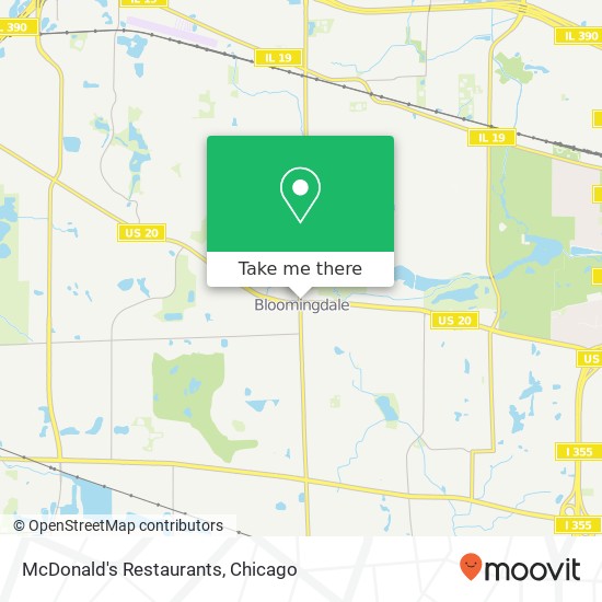 McDonald's Restaurants map