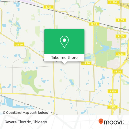 Mapa de Revere Electric