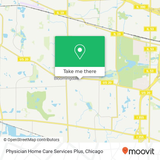 Physician Home Care Services Plus map