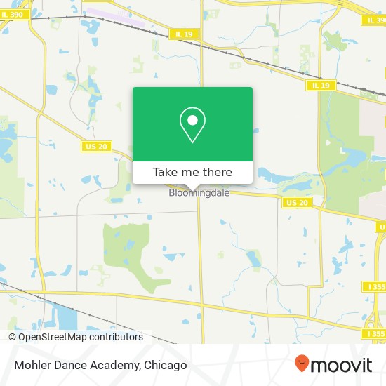 Mohler Dance Academy map