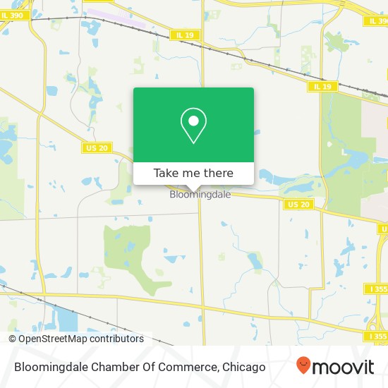 Bloomingdale Chamber Of Commerce map