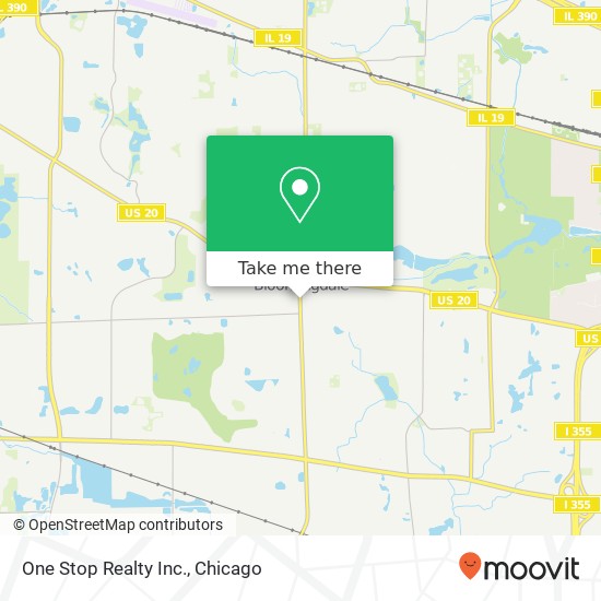 One Stop Realty Inc. map