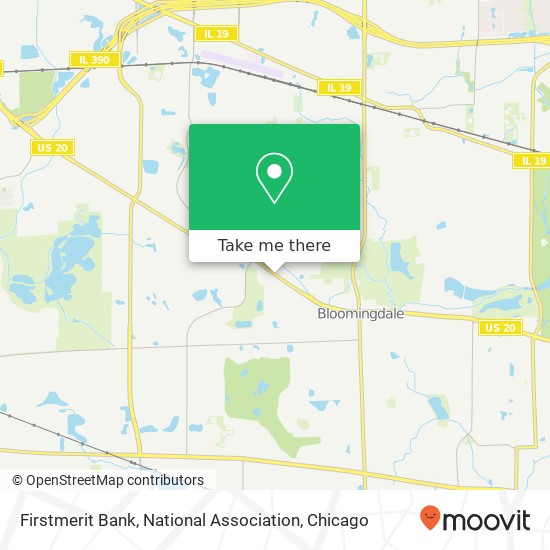 Mapa de Firstmerit Bank, National Association