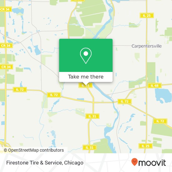 Mapa de Firestone Tire & Service