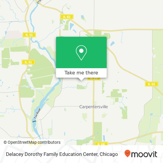 Mapa de Delacey Dorothy Family Education Center