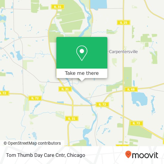Tom Thumb Day Care Cntr map