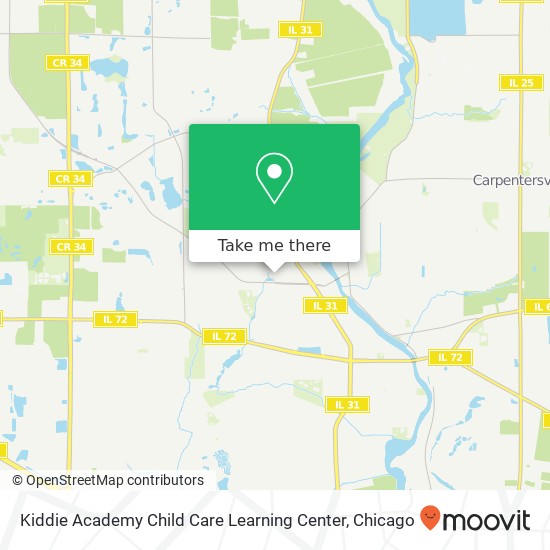 Mapa de Kiddie Academy Child Care Learning Center