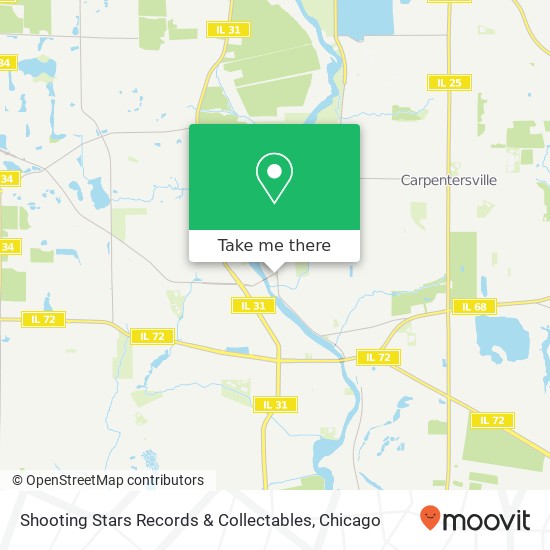 Shooting Stars Records & Collectables map