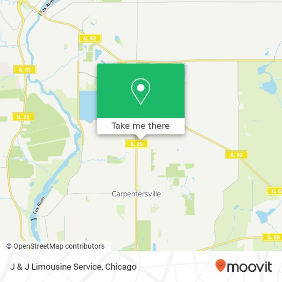 Mapa de J & J Limousine Service