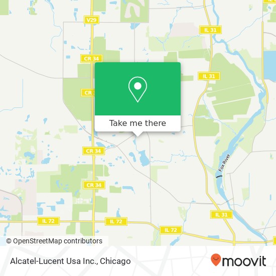 Alcatel-Lucent Usa Inc. map