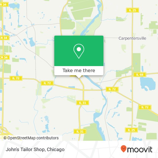 Mapa de John's Tailor Shop