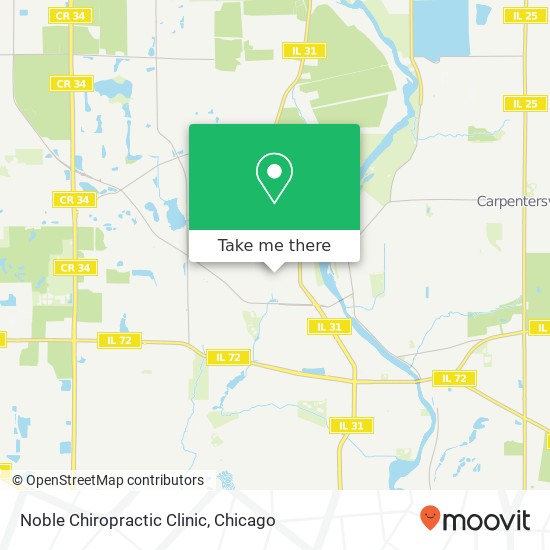 Noble Chiropractic Clinic map