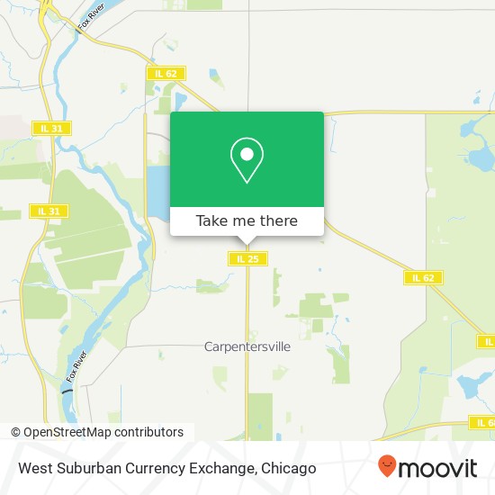 Mapa de West Suburban Currency Exchange