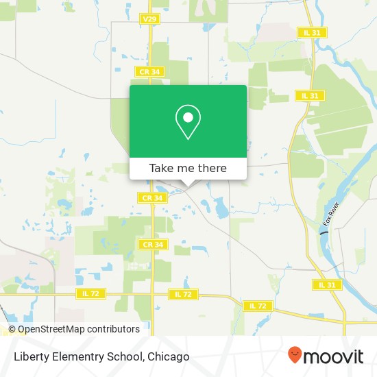 Liberty Elementry School map