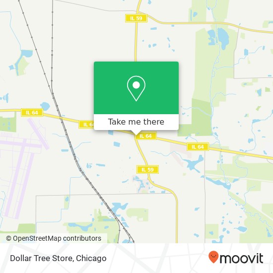 Mapa de Dollar Tree Store