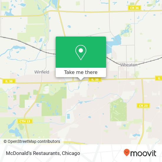 McDonald's Restaurants map