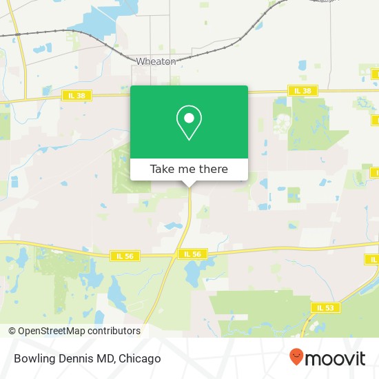 Bowling Dennis MD map
