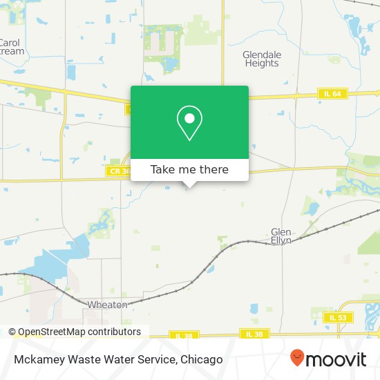 Mckamey Waste Water Service map