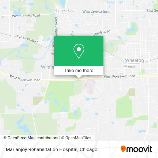 Marianjoy Rehabilitation Hospital map