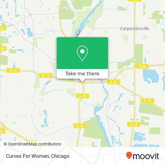 Curves For Women map