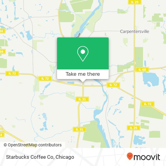 Mapa de Starbucks Coffee Co