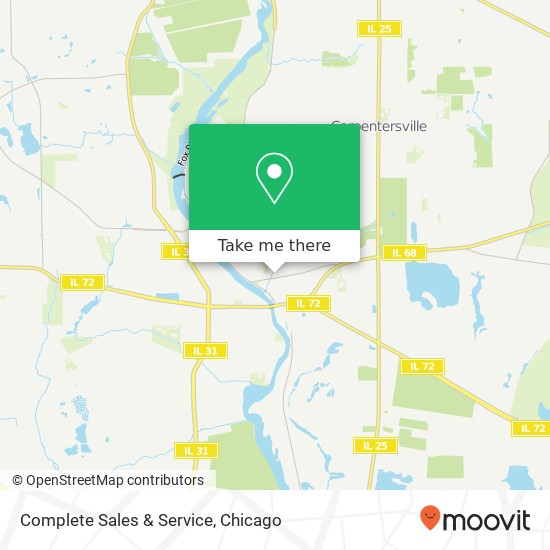 Complete Sales & Service map