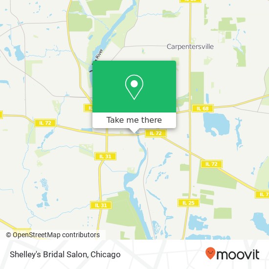 Mapa de Shelley's Bridal Salon