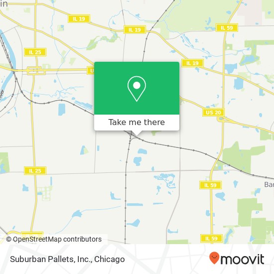 Suburban Pallets, Inc. map